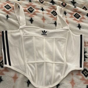 Adidas corset tank top